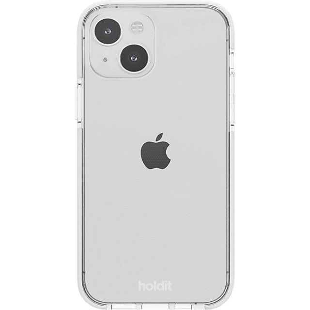 Holdit Seethru iPhone 15 skal (vit)
