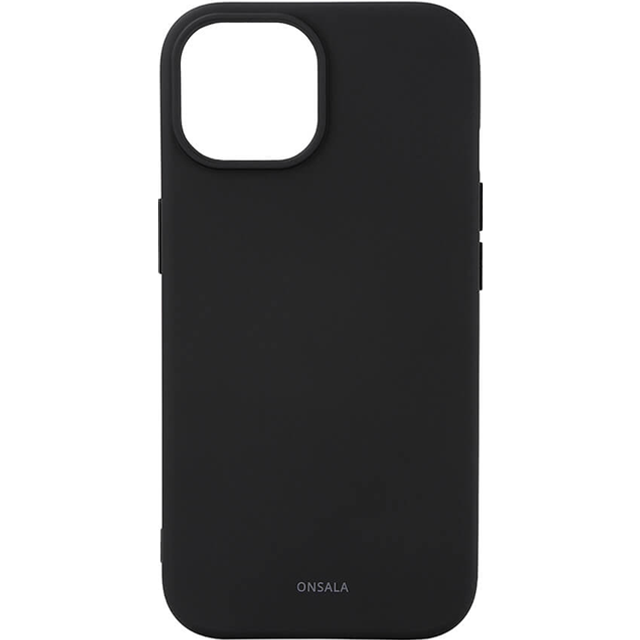 Onsala Mobilskal Silikon MagSeries Black - iPhone 15 Plus