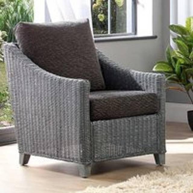 Desser Dijon Grey Natural Rattan Conservatory Sofa Range