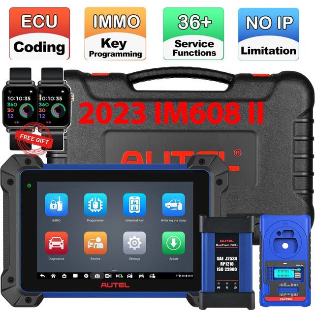 Autel MaxiIM IM608 II IM608 PRO II XP400 PRO IMMO Key Programming Auto Diagnostic Tool All System Scanner With 2 Years Free Updates