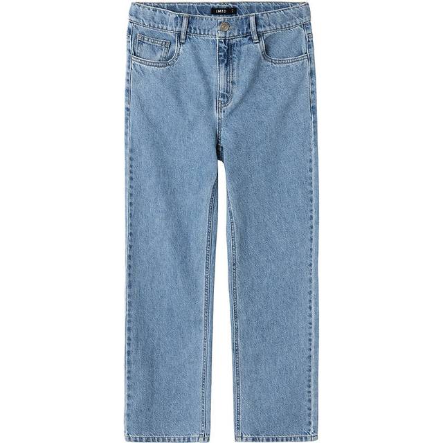 Name IT Pojkar Nlmkim DNM pappa rak byxa Noos raka jeans, Mellanblå denim, 128