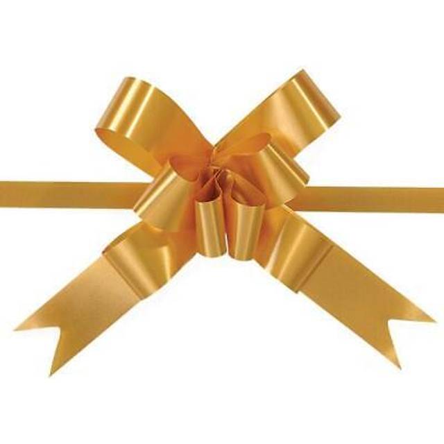 Shatchi - 30pcs 30mm Gold Pull bows