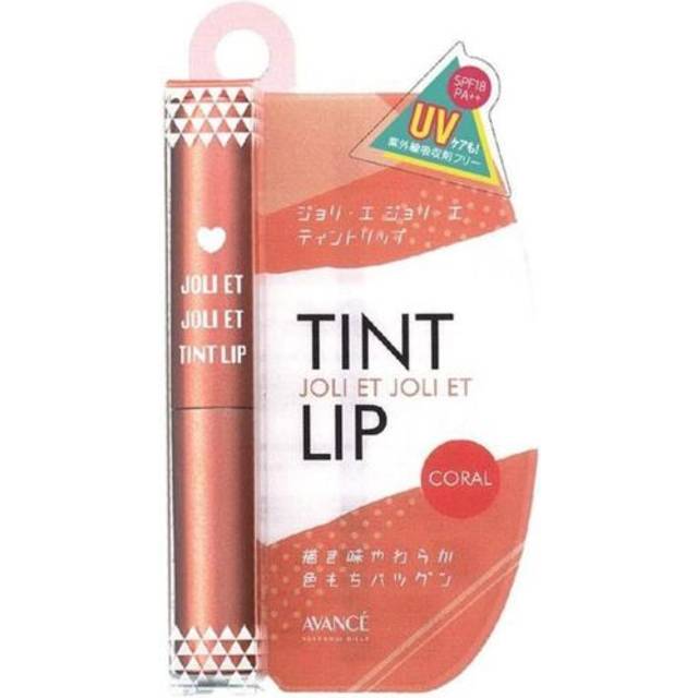 AVANCE - Joli Et Joli Et Tint Lip SPF 18 PA++ Coral