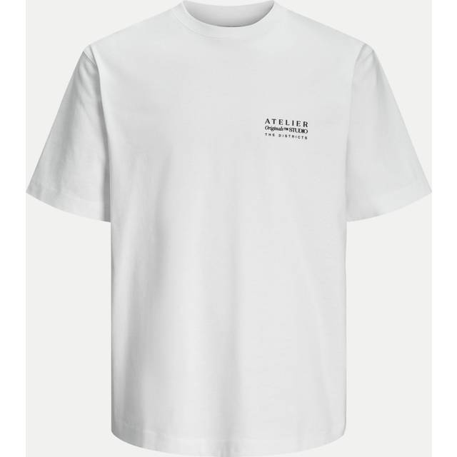 Jack & Jones Jorbrooklyn Graphic Back TEE SS C. N Herr Kortärmade Stl. XL - Från Magasin - Bright White (XL)