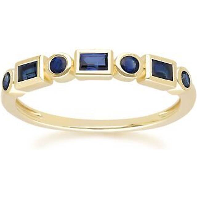 Classic Sapphire Eternity Ring in 9ct Yellow Gold