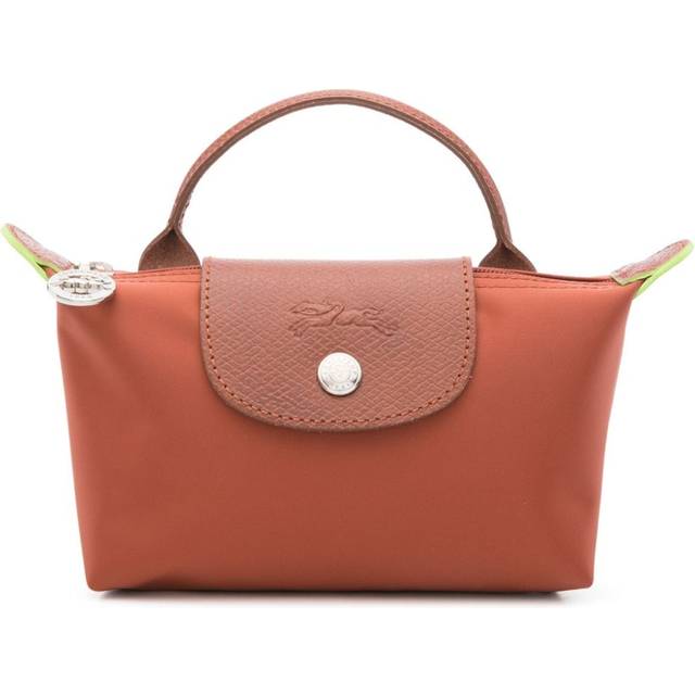Longchamp - Le Pliage Green mini bag - women - Polyamide/Calf Leather - One Size - Brown