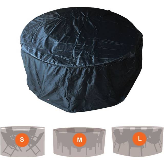 (142 x 96cm - Round) KCT Round Garden Protective Furniture Covers
