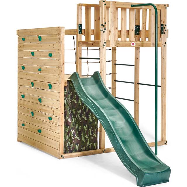 Plum Play Climbing Cube Wooden Playcentre XL - Brown - 250 x 3350 x 214cm