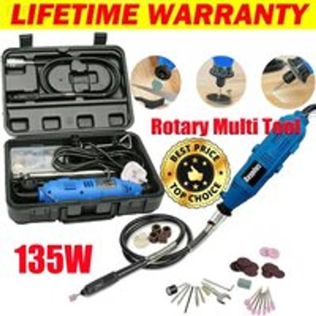 80PCS Rotary Modelling Power Tool Set Dremel Accessories Hobby Drill & Grinder