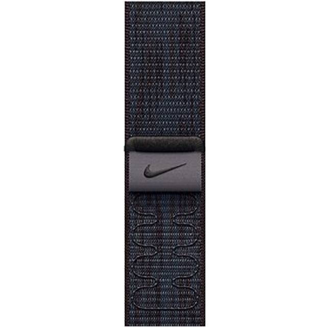 Apple Nike - Slinga för smart klocka - 42mm - 130 - 190 mm - svart/blå