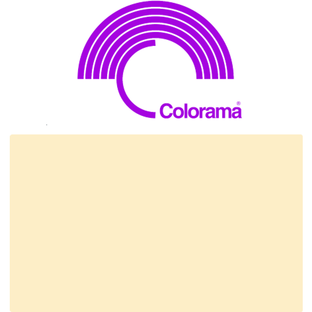 Colorama chardonnay background paper roll 1.35m x 11m (cut in-house)
