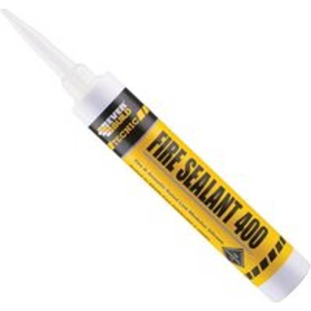 Everbuild - Fire Sealant Silicone, White, 380ml