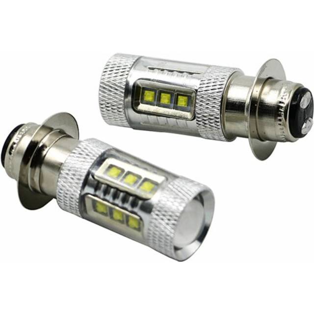 SUPER WHITE 80 Watt LED HEADLIGHTS BULBS