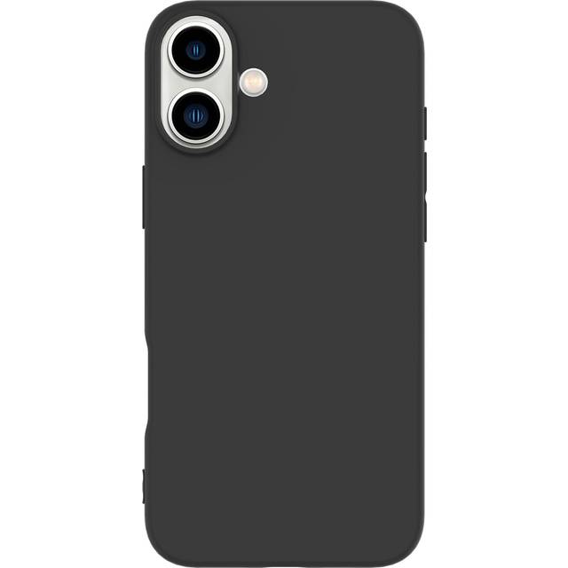 eSTUFF iPhone 16 INFINITE VIENNA Flexibelt Plastskal - 100% Återvunnen Plast - Svart