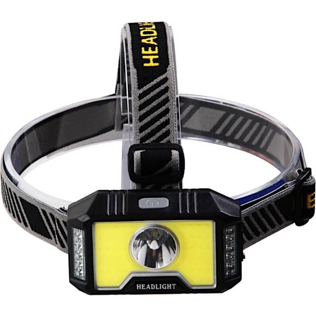 Chronus CHRONUS Headlamp Rechargeable - LED Flash Red, Hands-Free, Night Lighting - Black
