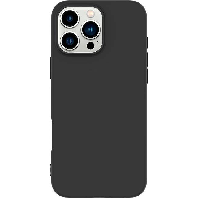 eSTUFF iPhone 16 Pro Max INFINITE VIENNA Flexibelt Plastskal - 100% Återvunnen Plast - Svart
