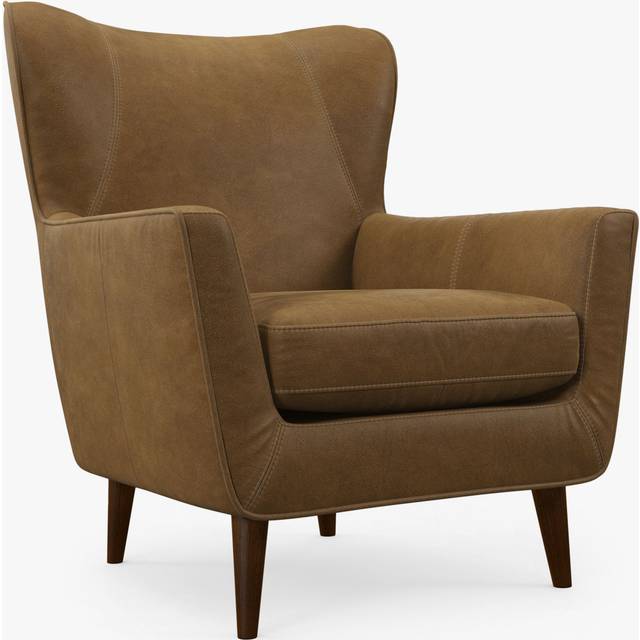 John Lewis Thomas Leather Armchair, Dark Leg