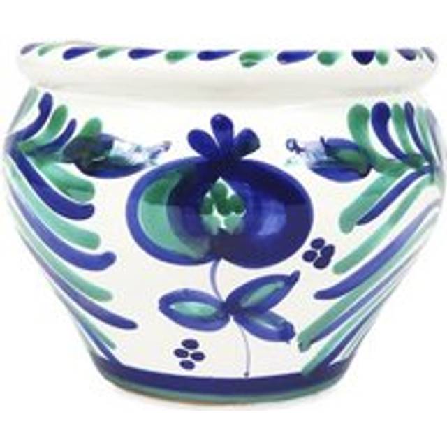 Verano Spanish Ceramics Bola Pot 25x21cm Granada, Multi