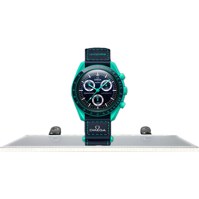 Swatch x Omega Bioceramic Moonswatch Mission on Earth - Polar Lights
