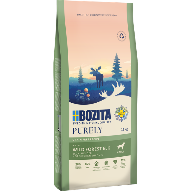 Bozita Purely Adult Älg - 11kg