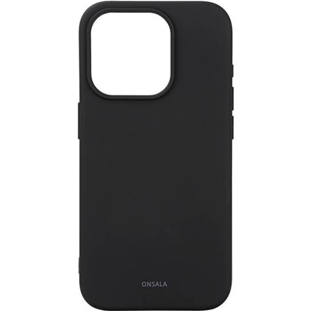 Onsala Mobilskal Silikon MagSeries Black - iPhone 15 Pro