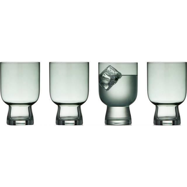 Lyngby Glas Sorrento water glass 30 cl 4-pack Green