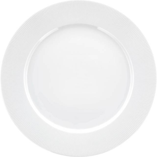 Pillivuyt Eventail tallrik med kant Ø28 cm Vit