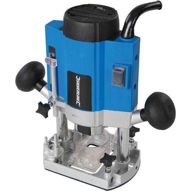 "1020W Variable Electric Plunge Router 8mm & 1/4"" Collet 40mm Cutting Depth"