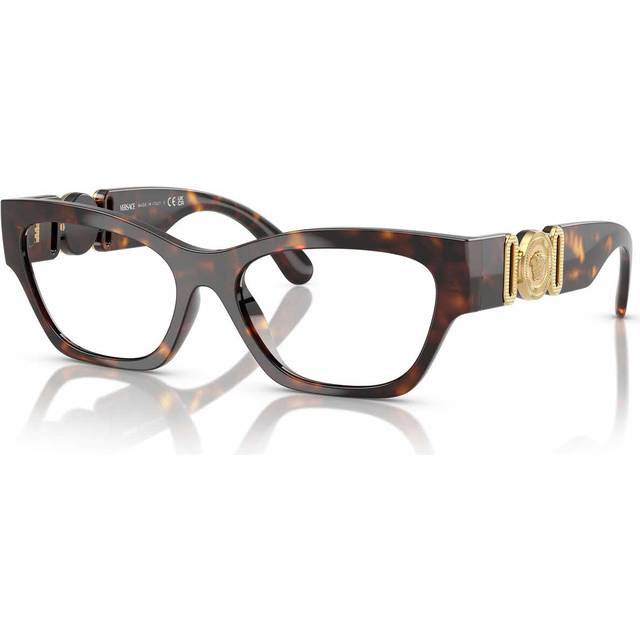 Versace Demo Cat Eye Ladies Eyeglasses VE3367U GB1 52 - Black (OS)