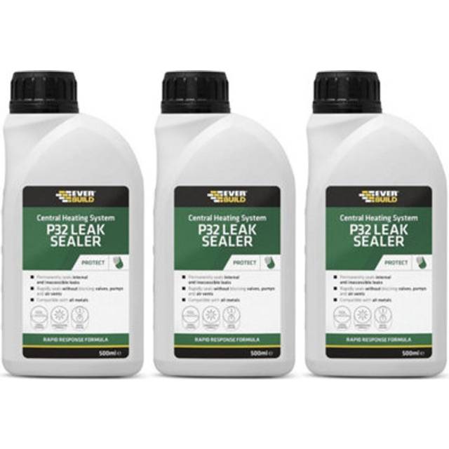 Everbuild P32 Central Heating System Leak Sealer, 500 ml Pack of 6