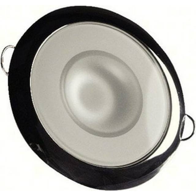 Lumitec Mirage - Flush Mount Down Light - Glass Finish/Polished SS Bezel - White Non-Dimming
