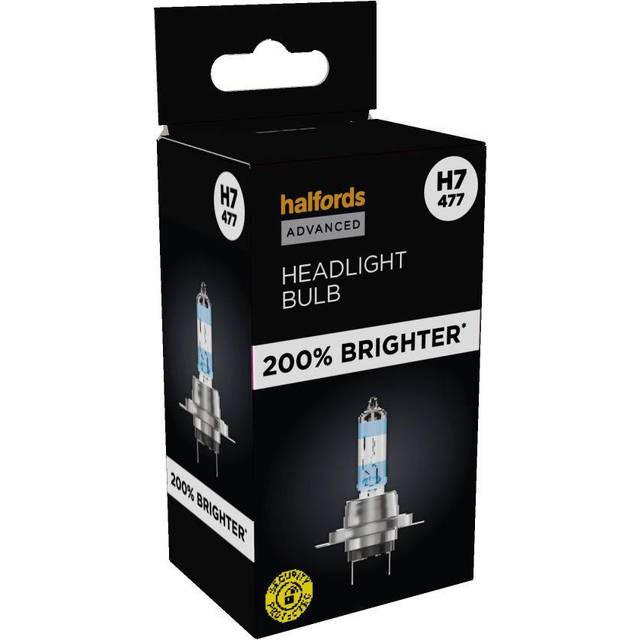 Halfords Advanced 200% Brighter H7 477 Headlight Bulb