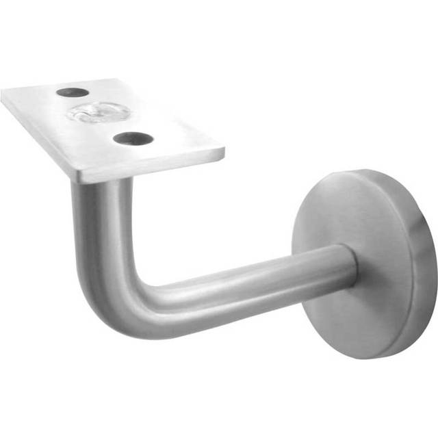 75Mm SSS Handrail Bracket - Satin Stainless Steel (5cm H X 5cm W X 7.25cm D)