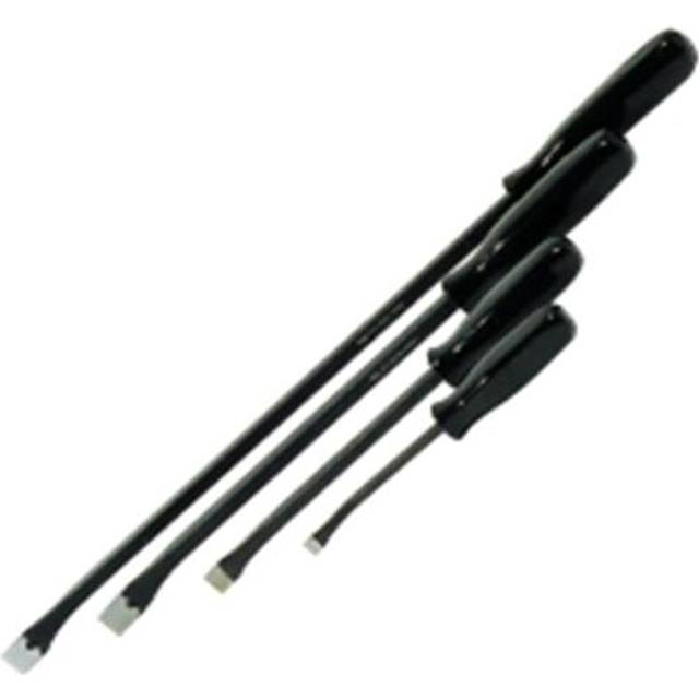 Bent End Pry Bar Set with Screw Driver Handles