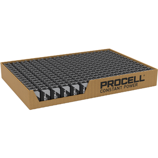 Duracell Procell Intense 9V PP3 6LR61 PC1604 Batteries | Tray of 210