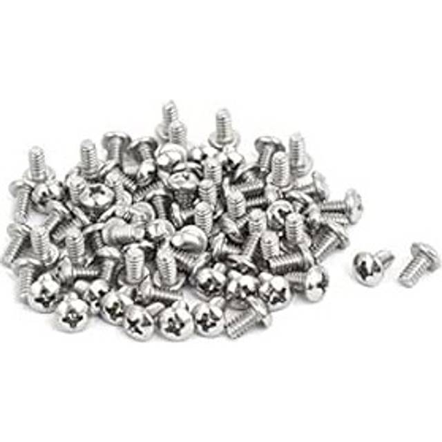 6#-32 x 1/4-inch 304 Stainless Steel Phillips Pan Head Machine Screw Bolt 80pcs