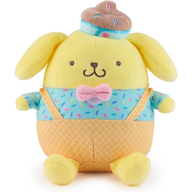 GUND Sanrio Hello Kitty and Friends Pompompurin Ice Cream Plush  Stuffed Animal for Ages 1 and Up  Yellow  6