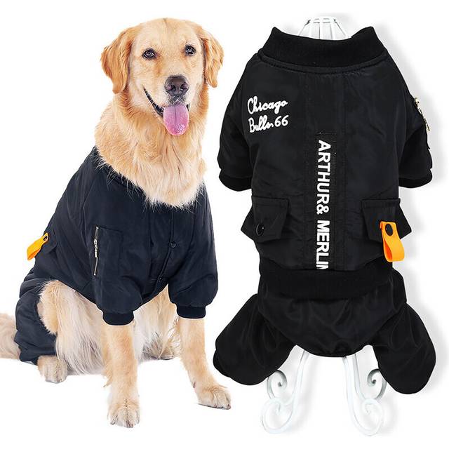 (4XL) New Pet Clothes Warm Cotton Leisure Style Autumn Overalls