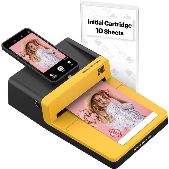 KODAK Dock ERA Omedelbar fotoskrivare (10x15cm) (skrivare + 10 ark), D600US