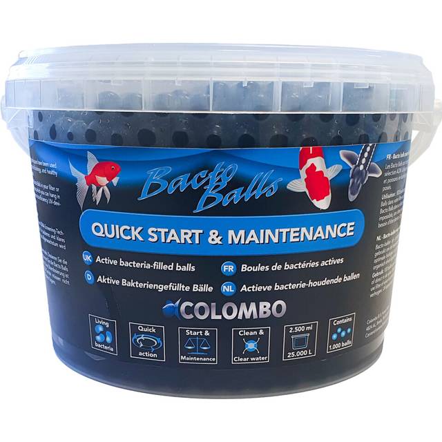 Colombo Bacto Balls Pond Bacteria Clear Clean Water Healthy Plants Koi 2500ml