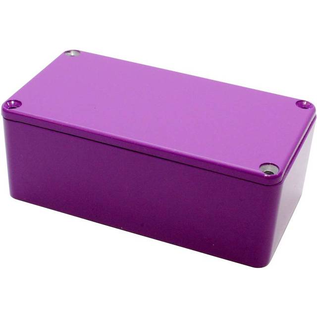 Hammond 1590BSPR Die Cast Stomp Box Purple 112 x 60 x 38