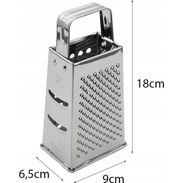 (18 cm) Vegetable Box Grater Stainless Steel Many Sizes