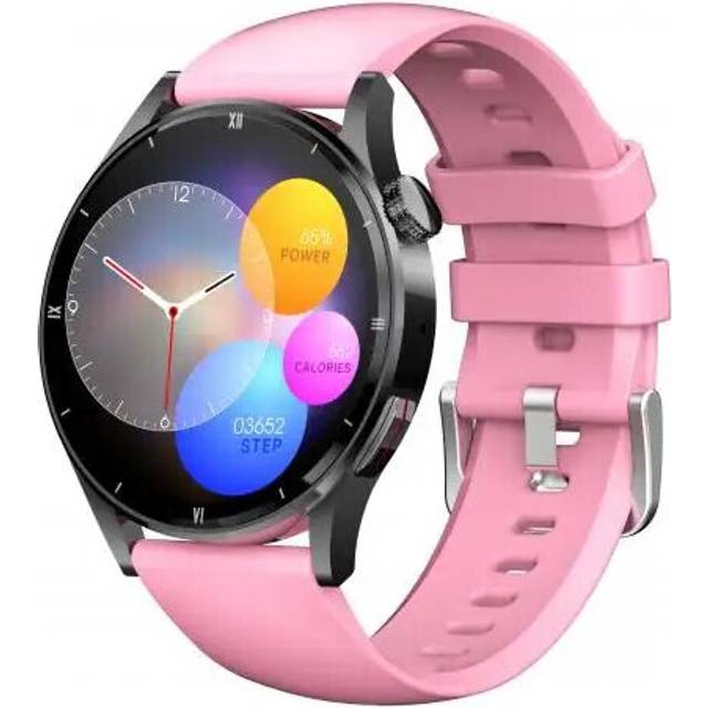 (Pink) New Smart Watch Heart Rate Meter Health Monitor Smart Bracelet Full Touch