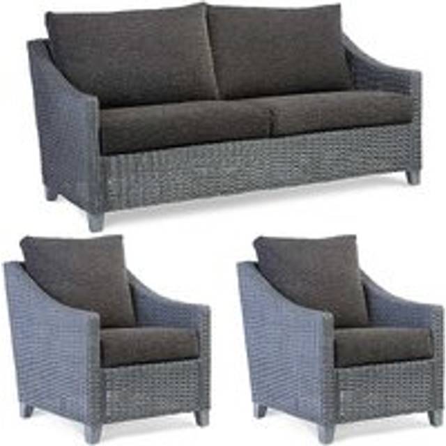 Desser Dijon Grey Natural Rattan Conservatory Sofa Range