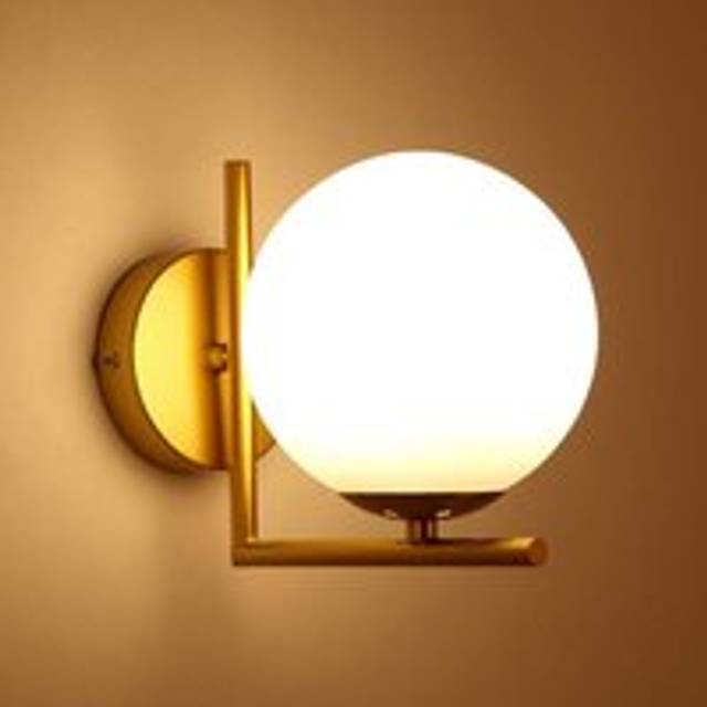Stoex - Retro Wall Light Vintage Iron And Wood Wall Lamp Retro Cage White Indoor Wall Lamp For Living Room Bedroom Kitchen