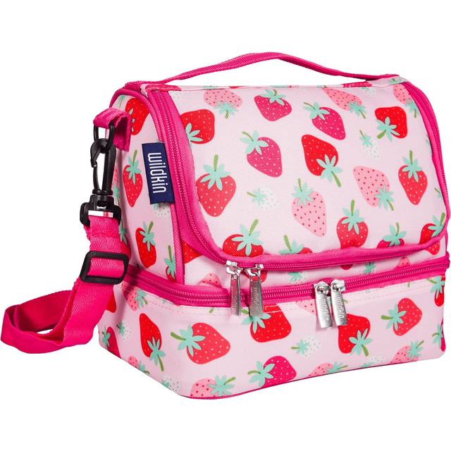 Wildkin Two Compartment Insulated Lunch Bag for Boys & Girls  Perfect Solution for Packing Hot or Cold Snacks for Kids' School and Travel  Ideal for L