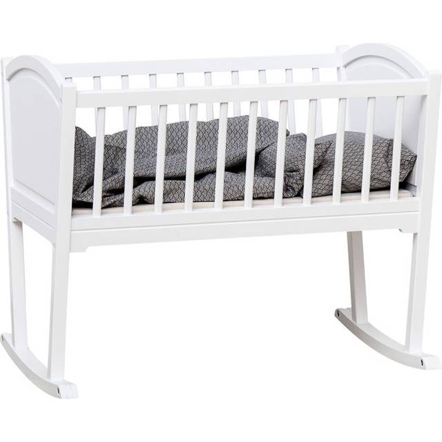 Oliver Furniture Seaside Nursery Rocking Baby Crib/Cradle in White