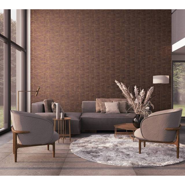 Galerie The Woods And Wicker Wood Bronze Brown Wallpaper 33361, Brown