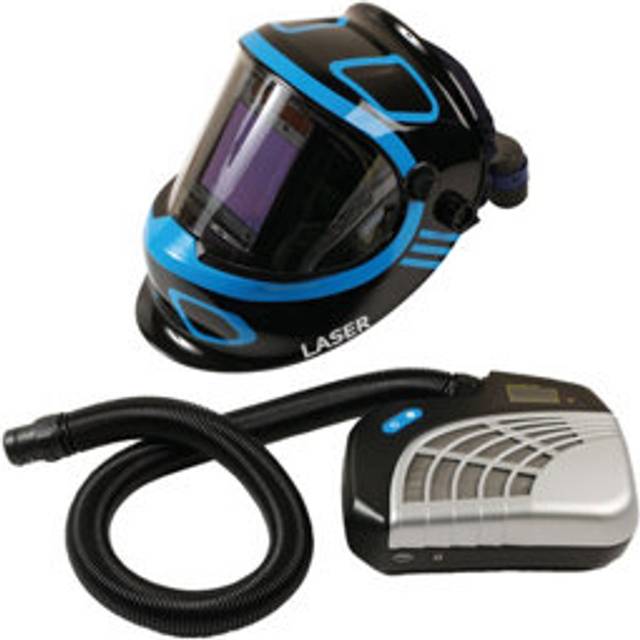 Laser Tools Auto Darkening Welding Helmet with Respirator 7927