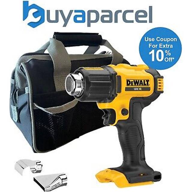 Dewalt DCE530N XR 18V Cordless Heat Gun Bare - Includes 2 Nozzles + Tool Bag